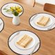 thumbnail image 2 of Juego de Manteles Individuales de Granja, Conjunto de 6 Manteles para Decoración de Mesa de Comedor Interior, Lavable, Mantel de Cocina Línea Negra de 15 pulgadas, 2 of 6
