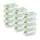 thumbnail image 1 of Recipiente de almacenamiento de alimentos Sterilite Ultra-Seal, 1,1 L, paquete de 12, 1 of 9