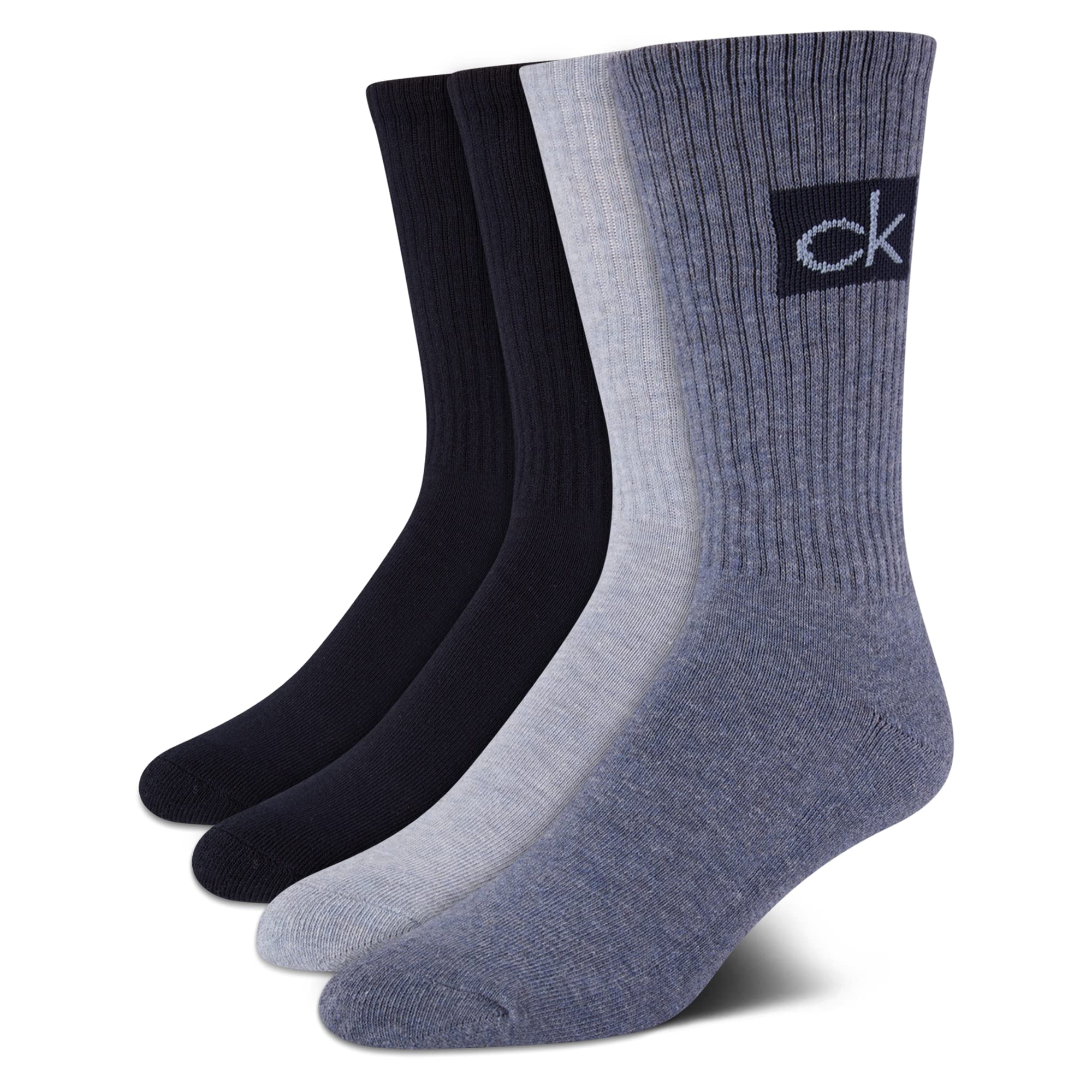 Calcetines De Hombre Calvin Klein 4 Pares Con Almohadilla, Media Pantorrilla