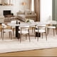thumbnail image 1 of Dining Chairs Set of 4, Metal Kitchen Chairs with Modern Fabric Upholstered for Dining Room, Beige, 1 of 3