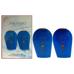 Shiseido - Loción Protectora Solar Definitiva Spf 50 Plus Duo De Para Mujeres - 2 Lociones De 5 Oz