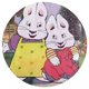 thumbnail image 3 of Max y Ruby Alfombra Redonda de Felpa Coral, Antideslizante, No Desprende Pelusas, Lavable y Duradera para Salón, Dormitorio y Habitación de Niños 60cm, 3 of 6