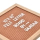 thumbnail image 2 of Tablero de Letras de Fieltro GAJIGAJI 25x25 cm Marco de Madera Marrón, 2 of 6