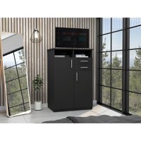 Tuhome - Closet Eco 2 Puertas 2 Cajones Wengue 122X83X52 Cm