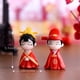 thumbnail image 3 of Beautiful Chinese Couple Statue Figures - Perfect for DIY Landscapes, Weddings & Bonsai Decorations!, 3 of 4