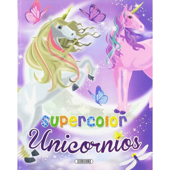 Supercolor unicornios - Libro para colorear