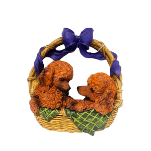 Decostilo - Figura Decorativa Colgante De Perritos 30Cm