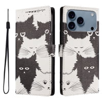 Foxdock Funda Tipo Cartera Para Iphone 17 Pro Con Soporte Y Correa – Diseño De Patrones Lindos