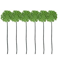 Homeessentials - Flor Yute Verde 38 Cm Pack 6 Un.