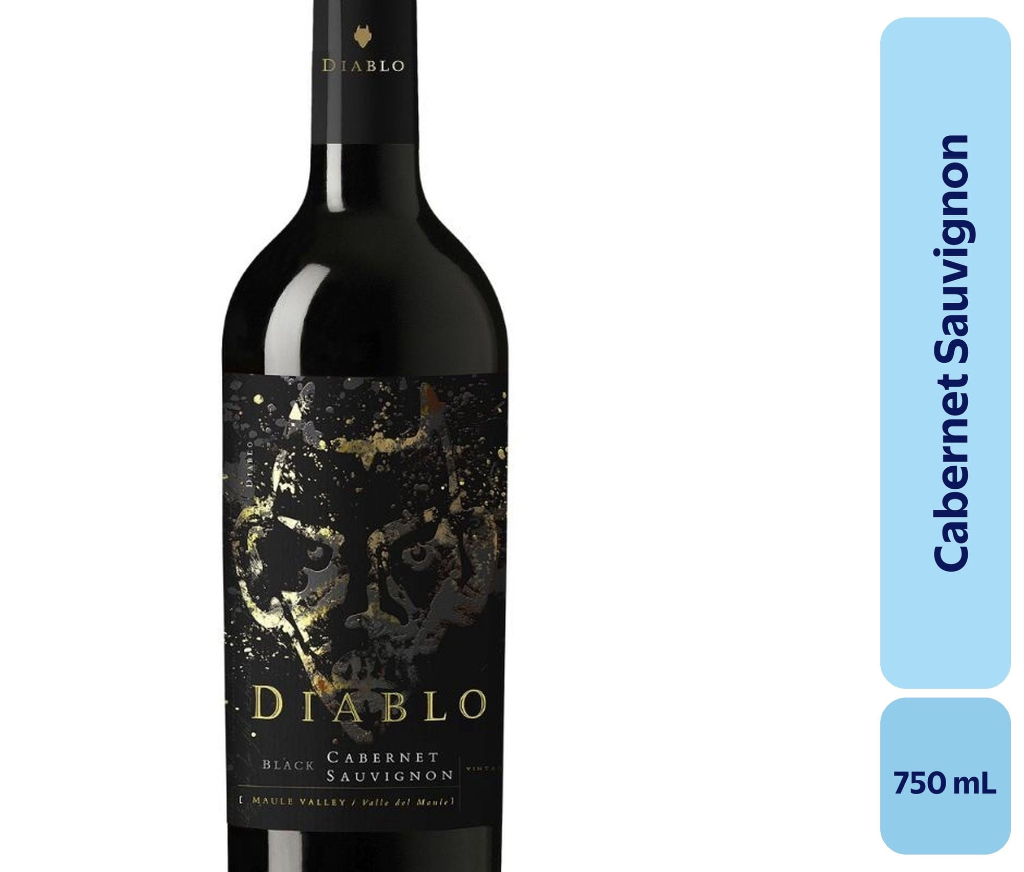 Vino Cabernet Sauvignon Botella 750 mL Diablo