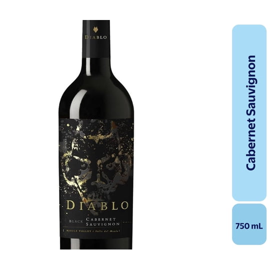 Vino Cabernet Sauvignon Botella 750 mL Diablo