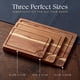 thumbnail image 5 of Juego De Tablas De Cortar De Madera De Acacia Y Ciervo Y Roble Con Soporte 100 Ml De Aceite, 5 of 9