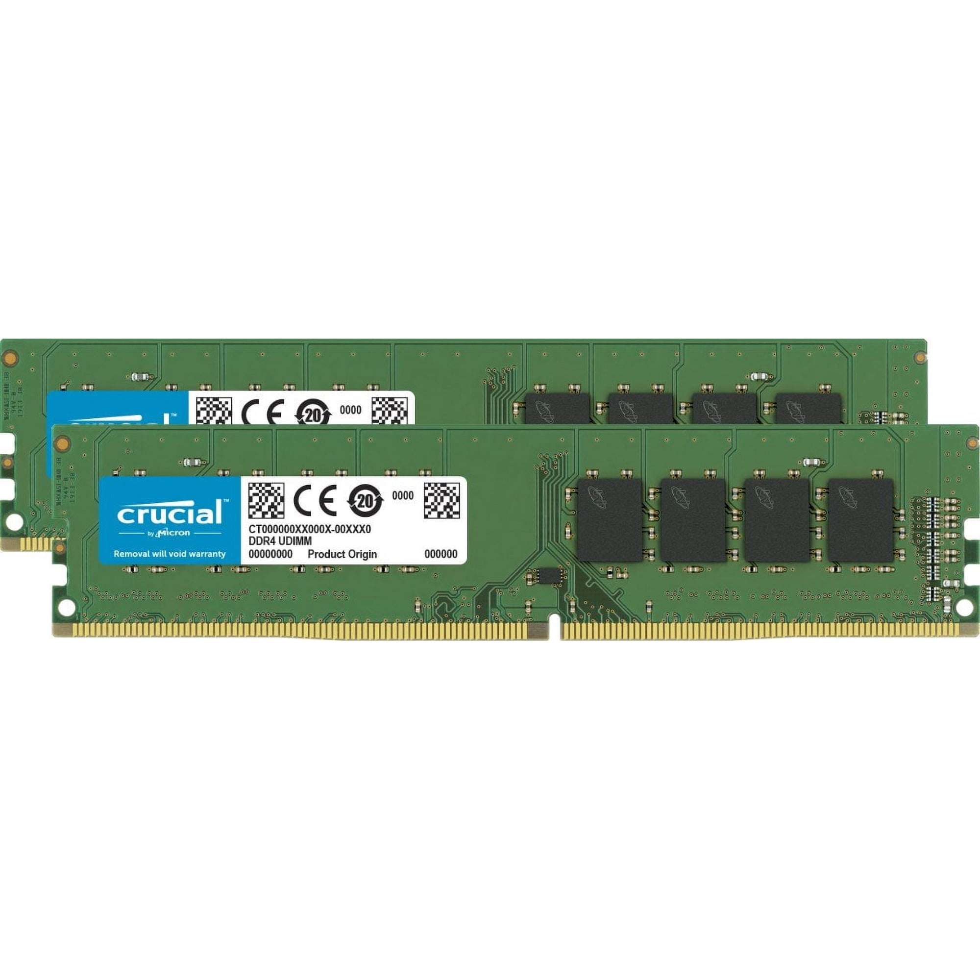 Crucial 32GB DDR4-2666 16GB×2 Kit de escritorio RAM Crucial de 32 GB (2 x 16 GB) DDR4 2666 MHz