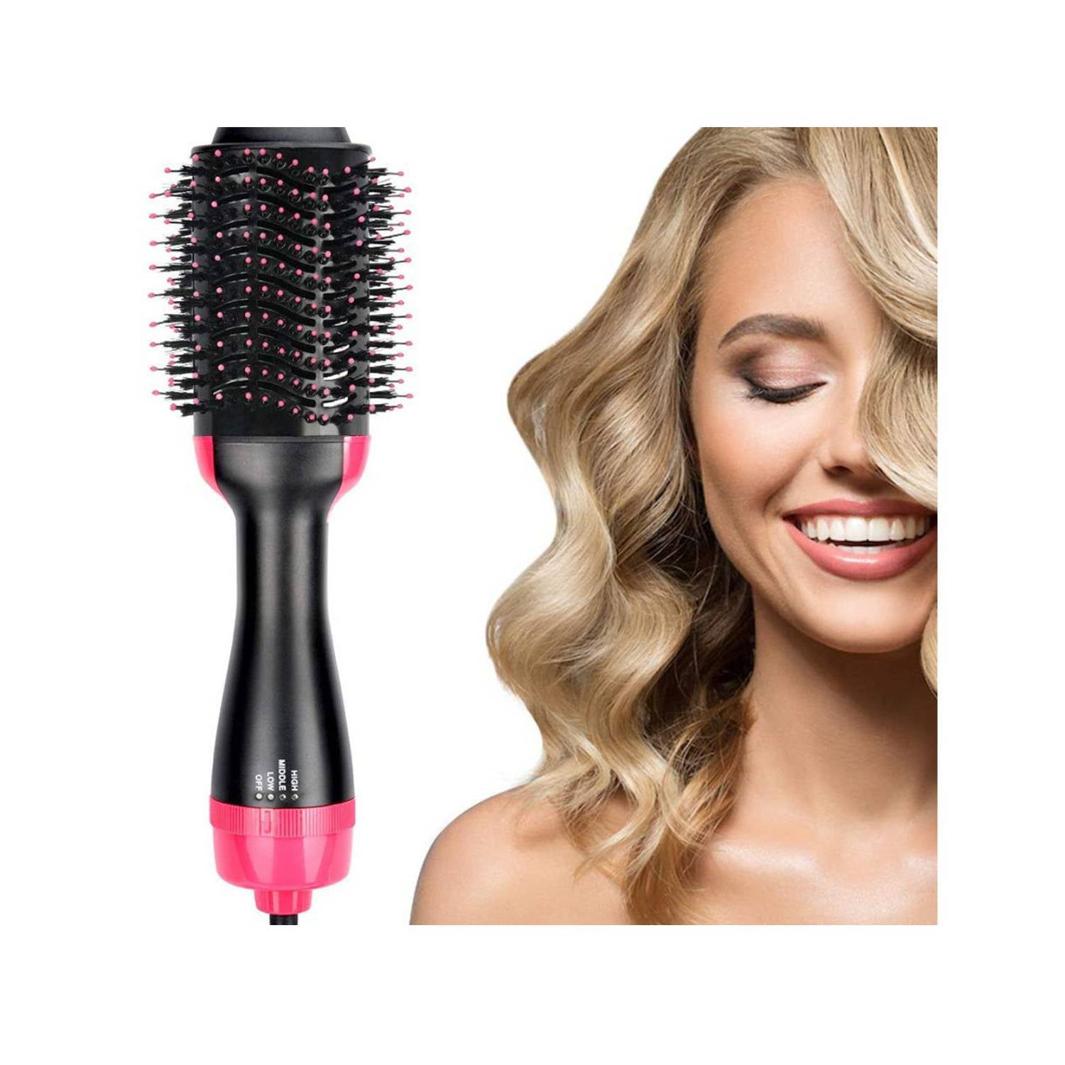 Kimale - Cepillo Alisador Electrico Para Cabello Voluminizador