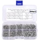 thumbnail image 1 of Kit surtido de 800 tornillos autorroscantes pequeños M2, tornillos para madera de cabeza plana Phillips avellanada (M2: 4 mm, 5 mm, 6 mm, 8 mm, 10 mm, 12 mm, 16 mm y 20 mm), 1 of 6