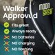 thumbnail image 2 of Reflective Gear MOONSASH, ajustado para caminar, correr y andar en bicicleta, negro, 2 of 9