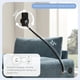 thumbnail image 2 of 37" Single Sofa with Storage Ottoman, Adjustable Phone Holder, Dual-Port Charger, Storage Pockets, Elephant Ear Armrest, Comfy Chenille Armchair, Modern Cloud Chaise Lounge for Living Room&Apartment, 2 of 3