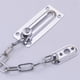 thumbnail image 3 of Cerradura de cadena de puerta de 2 paquetes, Cerraduras de acero inoxidable de uso pesado para puerta interior, duradera y a prueba de oxido, Cerradura de seguridad para niños y mascotas par, 3 of 3