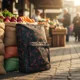 thumbnail image 1 of Bolso Para Carro De Feria Grande Colores, 1 of 3