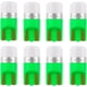 thumbnail image 1 of Ampolleta LED Verde WLJH T10 x8 Ford F150 F250 F350 19821998, 1 of 3