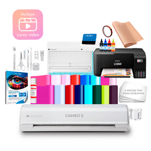 Silhouette Y Epson - Kit De Sublimación Cameo 5 + Impresora