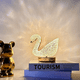 thumbnail image 2 of Lampara Iluminacion Cristal Flamingo Usb Moderna Lau, 2 of 3