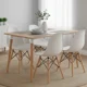 thumbnail image 2 of Mesa de Comedor Rectangular de Madera Eames 120x80 con Patas de Madera de Haya, 2 of 3