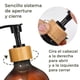 thumbnail image 5 of Venhoouse Pack 3 Dispensador De Jabón 500 Ml Plástico Bambú Ambar, 5 of 8