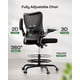 thumbnail image 2 of Silla de oficina alta Marsail para dibujo técnico con soporte lumbar, 2 of 7