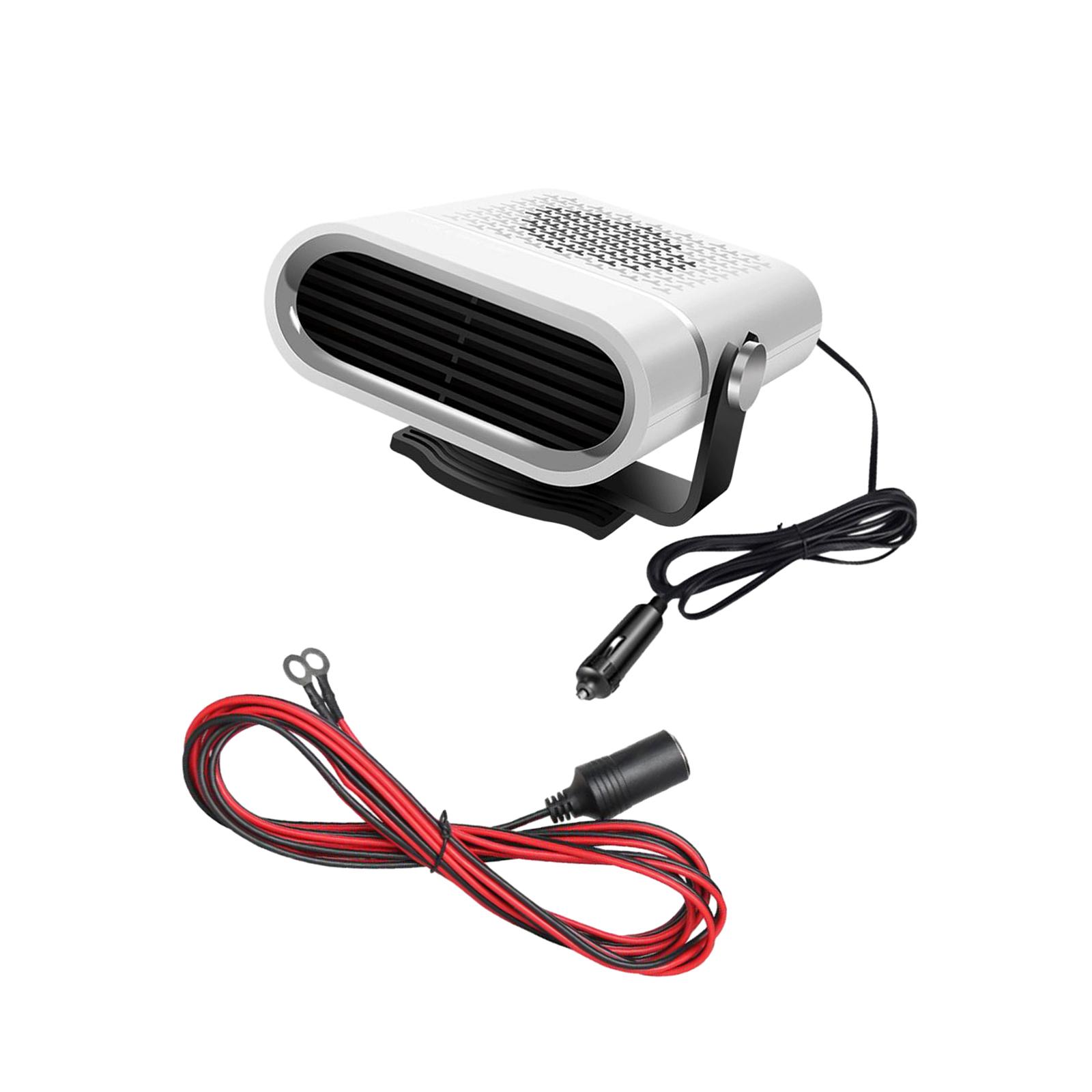 Bothyi - Ventilador Calefactor Para Coche, Accesorios Para Coche, Parabrisas Multifuncional, Desempañador, Blanco, 24V