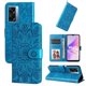 thumbnail image 2 of Funda tipo cartera FOXDOCK para Realme Narzo 50 5G , diseño girasol en relieve, cuero PU, cierre magnético, soporte y tarjetero, 2 of 5