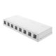 thumbnail image 1 of Caja De Montaje Superficial Para Jacks Keystone Ethernet De 8 Puertos, 1 of 8