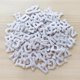 thumbnail image 4 of Parches de Letras Zlettery 2,5 cm Blanco 130 piezas, 4 of 6
