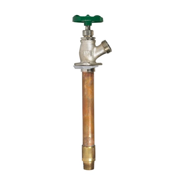 Hidrante con punta de flecha, latón, resistente a las heladas, 1/2 pulgadas, MIP, 125 psi, 20 l/m