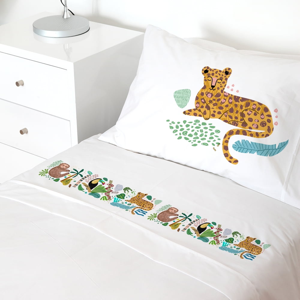 Tuyo Print - Juego De Sábanas 1 Pl Jungla