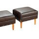 thumbnail image 4 of Set Poufs Provenza Tachas Pu 04 Chocolate, 4 of 5