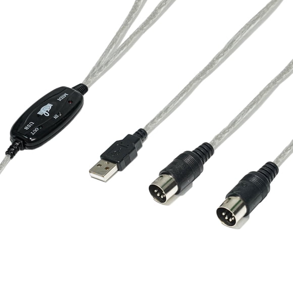 Cable MIDI a USB GREATLINK para estudio de música de 16 canales