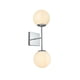 thumbnail image 3 of Aplique de Pared Living District Neri de 2 Luces en Latón Negro, 3 of 9