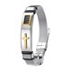 thumbnail image 5 of 12 mm de ancho de moda de acero inoxidable ajustable hombres cruz pulsera de oro, 5 of 5