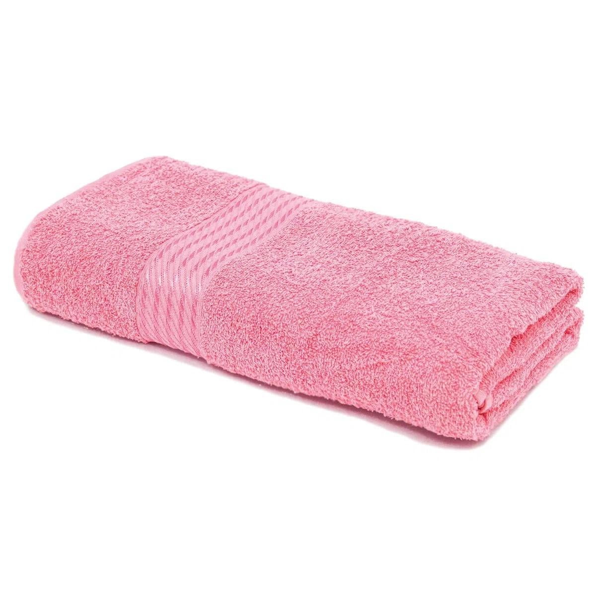 Tododescuento - Set Juego 6 Toallas/100% Algodón/ Suave/400g/ Rosado