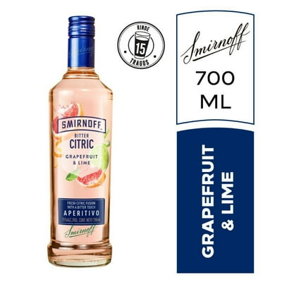 Aperitivo Pomelo Y Lima 25° Botella 700 Ml Smirnoff