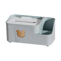 Magideal - Caja De Pañuelos, Caja De Almacenamiento De Escritorio, Organizador De Tocador, Papelería, Control Remoto, Soporte Para Teléfono, Servilletero De Mesa Verde S