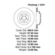 thumbnail image 1 of Disco Freno Para Auto Adc0820v, 1 of 4