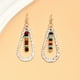 thumbnail image 3 of Vintage Bohemian Bead Earrings - Zinc Alloy - Retro Chic Style, 3 of 4