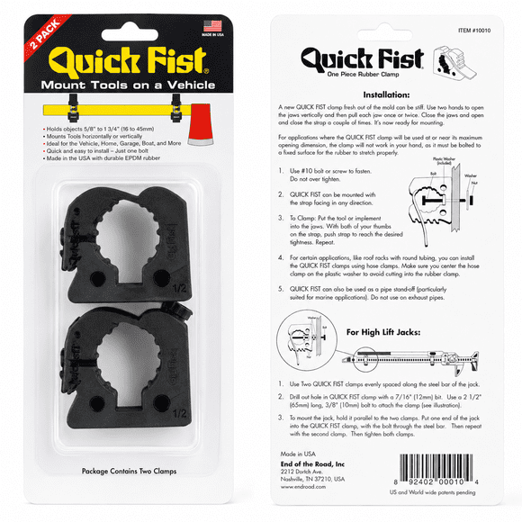 Abrazadera Quick Fist Original 10010 Pack De 2 Unidades
