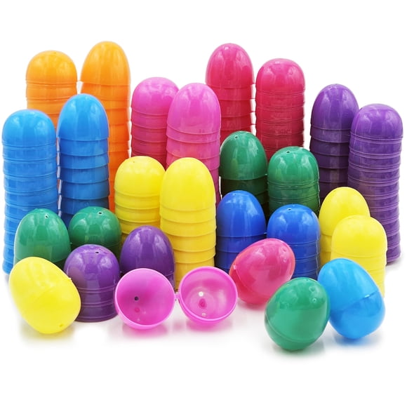 Huevos de Pascua rellenables de The Dreidel Company, plástico, 6 cm, paquete de 100