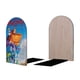 thumbnail image 2 of Hemos Vuelto Sujetalibros decorativos temáticos, tope para estantería con base antideslizante, uso dual para hogar y oficina - 2 piezas, 2 of 6