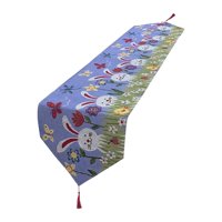 Magideal - De Mesa Creativo De Pascua, Decoración De Fiesta Temática De Pascua, Cubierta De Bandera, Decoración De Mesa, Flor, De Mesa De Huevos De Estilo D