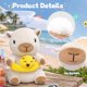 thumbnail image 4 of Set de Peluches TITQWOP 9 piezas de Capibara con ropa y caja, 4 of 9