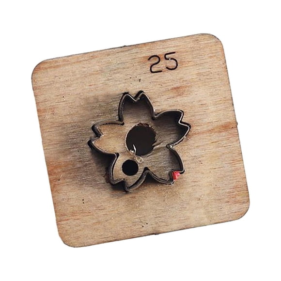 Troquel De Corte De Cuero, Herramienta Manual Con Forma De Flor Para Bolso, Llavero, Adornos Para El Hogar, 25mm